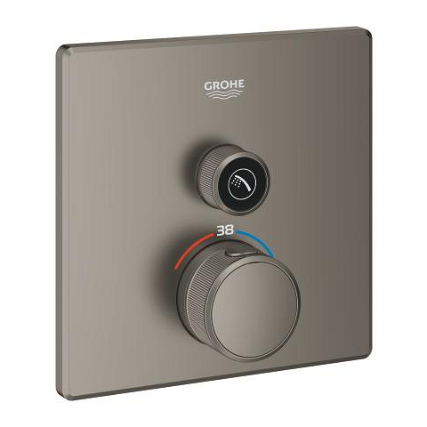 Thermostat for concealed installation with one valve