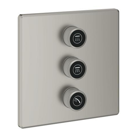 Triple volume control trim